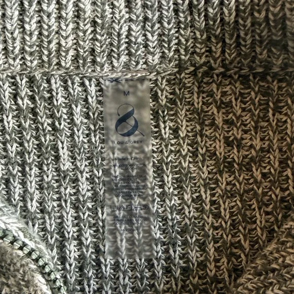 Lou & Grey Zip-Neck Ribbed Sweater - Picture 4 of 7